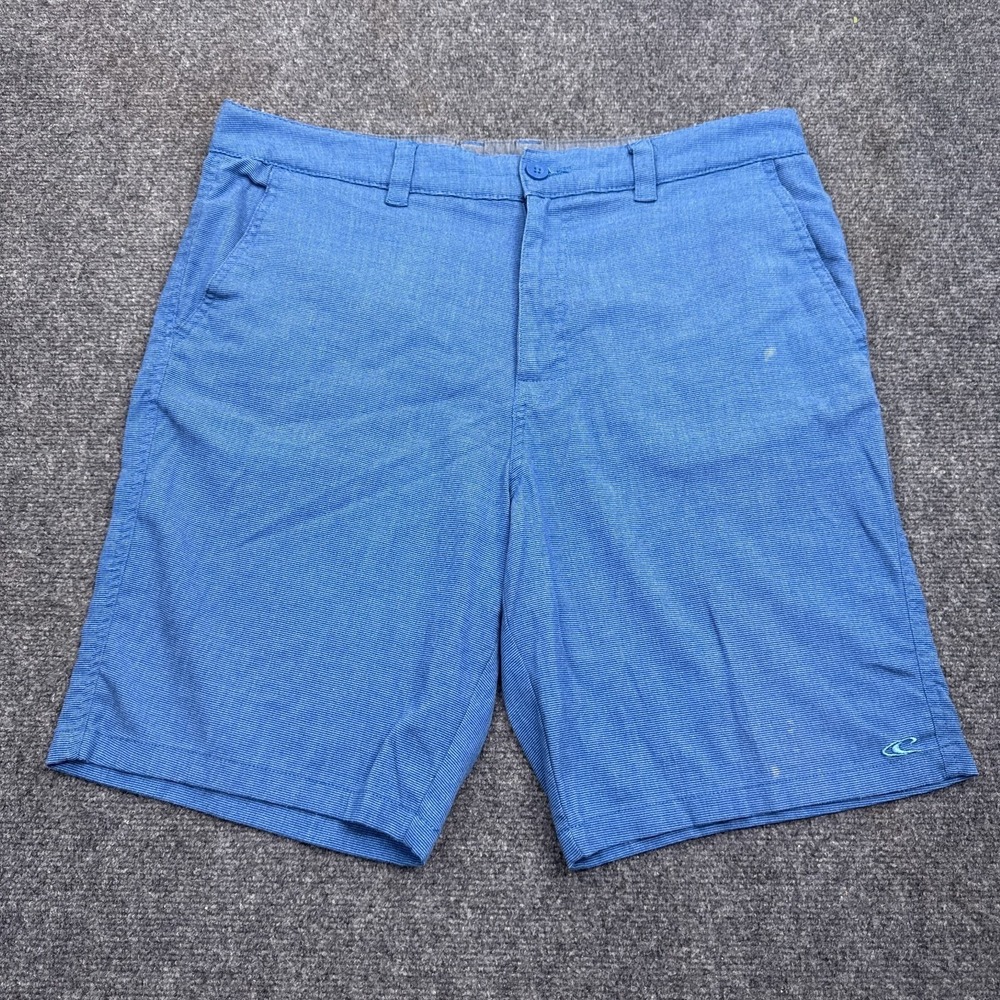 Oneill Chino Shorts Mens‎ Size 36 Blue Skate Surf Y2K Flat Front Casual